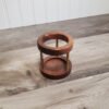 HOME-OFFICE-DESK-ORGANIZER Handmade Walnut Pencil Holder with Solid Brass Risers