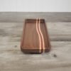 Walnut Ocean Wave Catchall Tray with Maple & Purpleheart