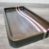 Walnut Ocean Wave Catchall Tray with Maple & Purpleheart
